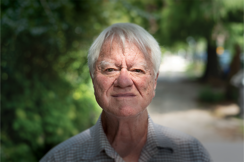 portrait of George Lakey, elderly white male