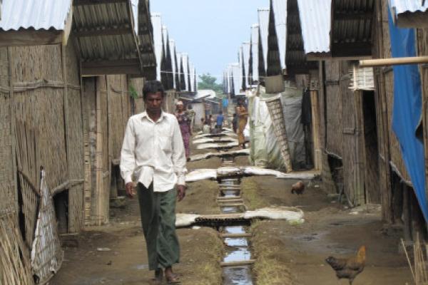 Rohingya camps near the capital Sittwe in Arakan state, Bangladesh. Photo: RNS c