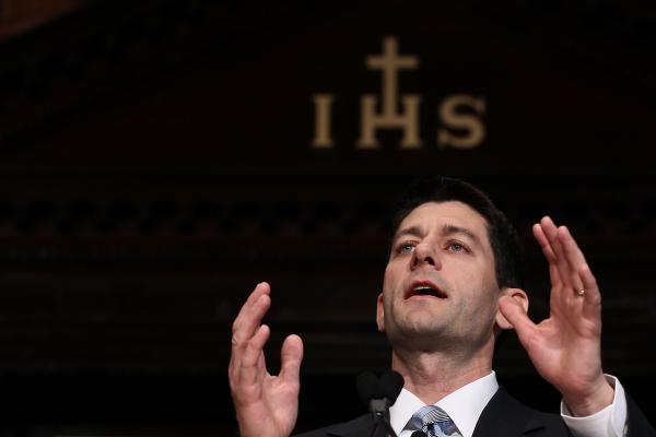 Rep. Paul Ryan (R-WI) speaks about 'America's Enduring Promise' at Georgetown Un