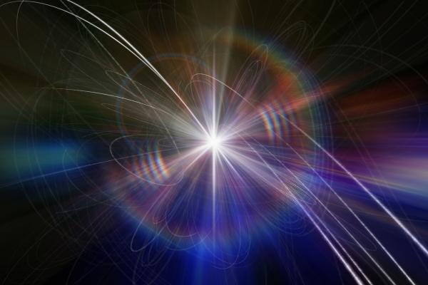 Artist concept of elusive Higgs-Boson. Image by Crady von Pawlak/Getty Images.