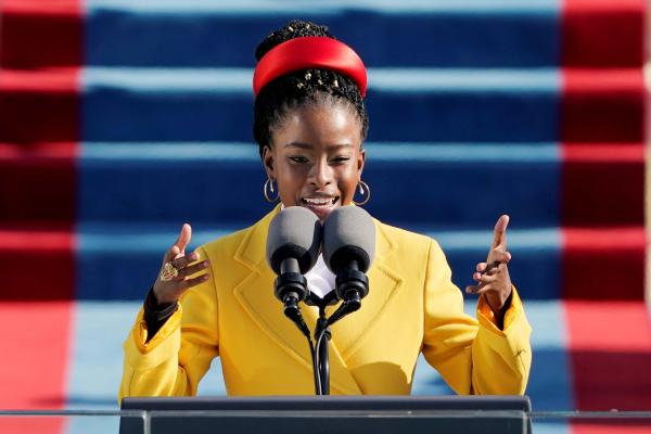 Amanda Gorman at Biden's inauguration