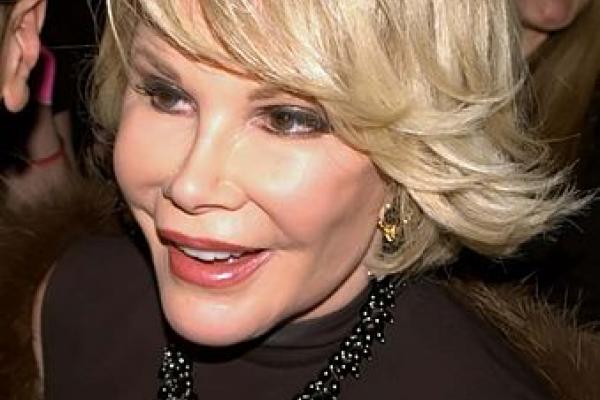 Joan Rivers in 2010. Photo courtesy David Shankbone/Wikimedia Commons.