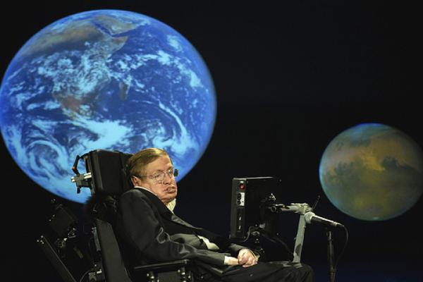Stephen Hawking, by NASA HQ / Flickr.com