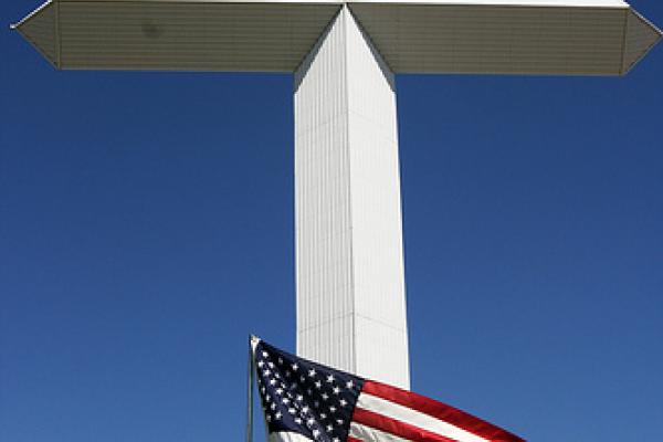 Cross and Flag. Image via Wylio http://bit.ly/rU6OGA