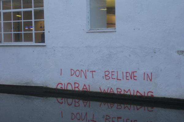 "Banksy is a climate change denier." by Matt Brown / Flickr.com