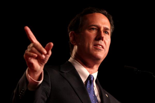 Rick Santorum. Image via Wylio http://www.wylio.com/credits/Flickr/6184431370