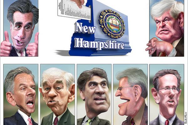 2012 NH Primary Candidates by DonkeyHotey via Wylio http://www.wylio.com/credits