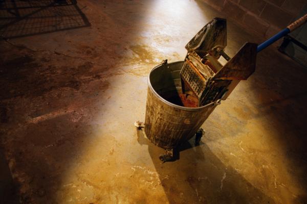 Custodian mop bucket, Design Pics/Darren Greenwood / Getty Images