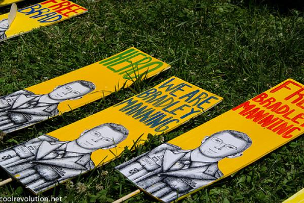 Free Bradley Manning rally, photo by cool revolution / Flickr.com