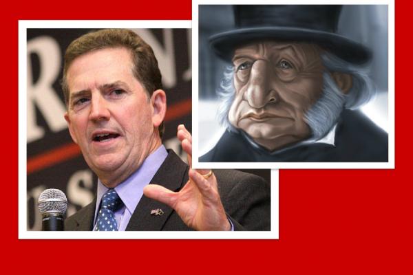  Sen. Jim Demint (L) and Ebenezer Scrooge (R)Photos via Wiki Commons,http://bit.
