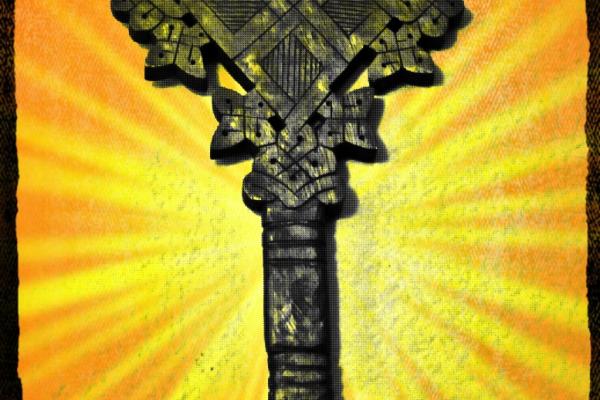 Ethiopian cross. Photo illustration by Cathleen Falsani. 