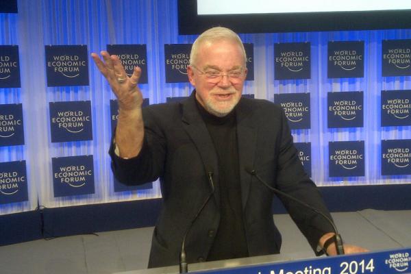 Jim Wallis speaking at the World Economic Forum in Davos