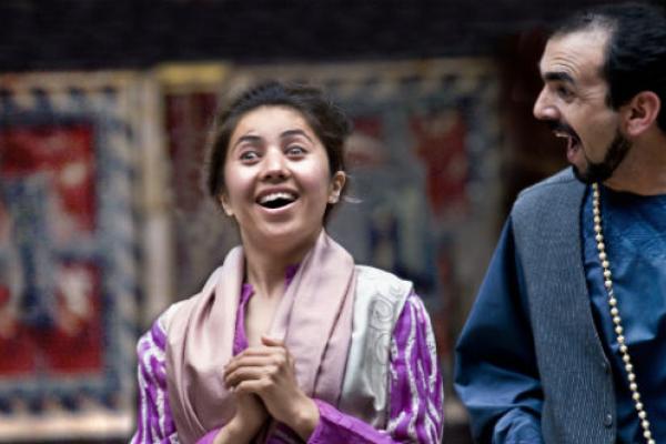 Farzana performs in "A Comedy of Errors."Photo courtesy of Kathy Kelly.