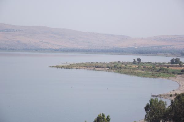 Overlooking the Sea of Galilee, photo courtesy Jon Huckins