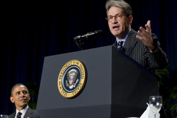 Author Eric Metaxas speaks at the National Prayer Breakfast. (Getty Images)