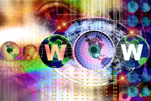 Digitally created illustration of the world wide web. Image via Getty Images. 