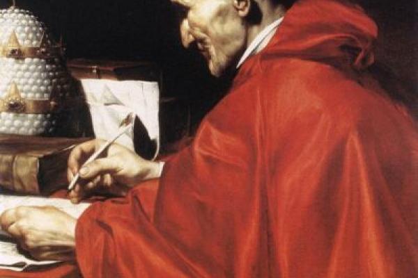 Pope Gregory the Great, Carlo Saraceni [Public domain], via Wikimedia Commons