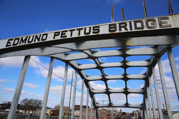 Edmund Pettus Bridge in Selma, Ala. Photo by Sandi Villarreal / Sojourners