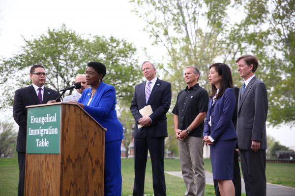 Evangelical Immigration Table leaders, Photo by Catherine Woodiwiss / Sojourners