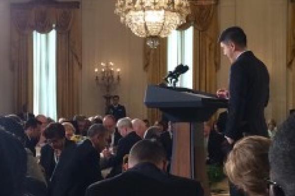 The closing prayer. Image via Justin Fung.