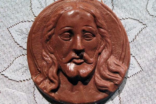 Chocolate Jesus. Image via Wiki Commons, http://bit.ly/wXJOBI.
