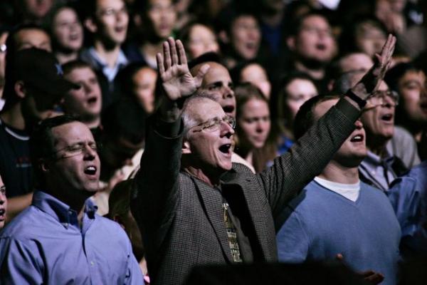 John Piper at his church in 2008. Image via Wiki Commons, http://bit.ly/wCFqsL.