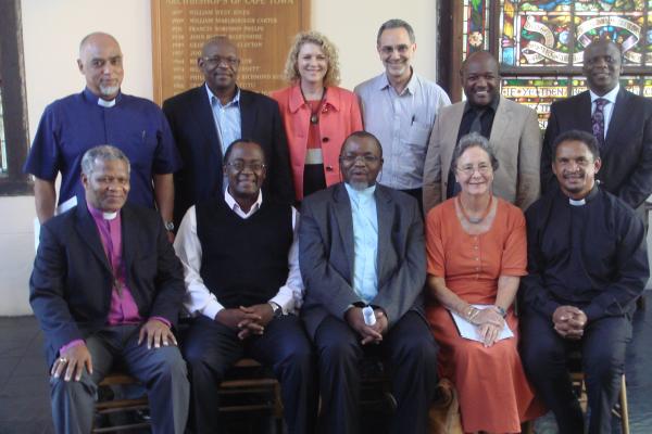 Key members of the SA Kairos Committee with two senior ANC representatives. (Pho