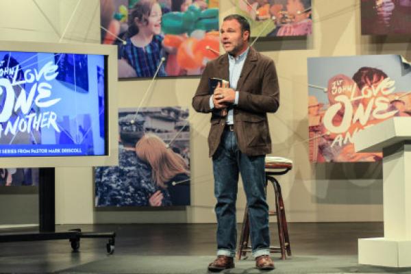 Photo of his announcement courtesy of Mars Hill Church 