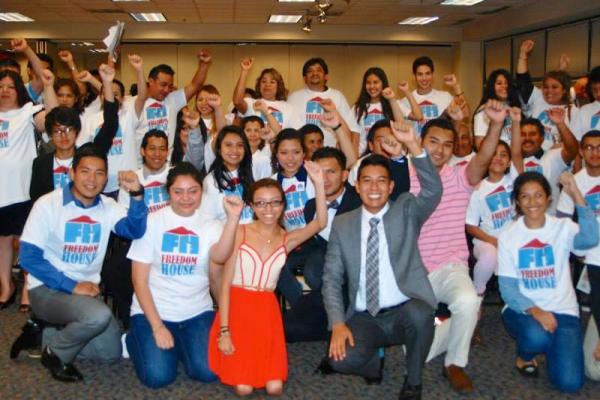 Group from Freedom House, Photo courtesy Define American