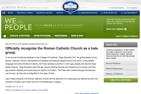 We The People petition
