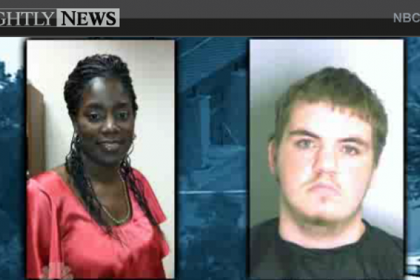 Screenshot from NBCNews of Antoinette Tuff and Michael Brandon Hill