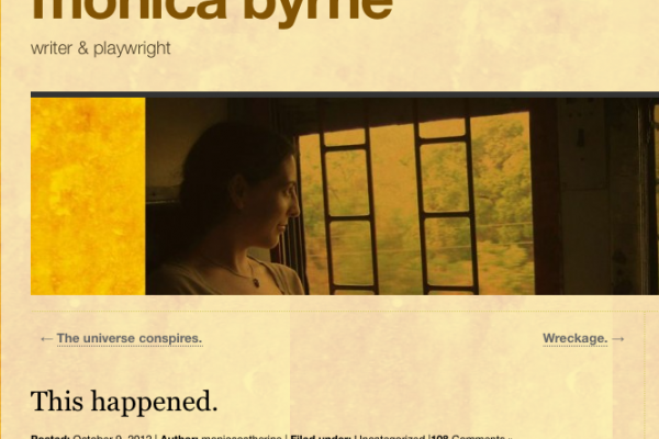 Monica Byrne's blog