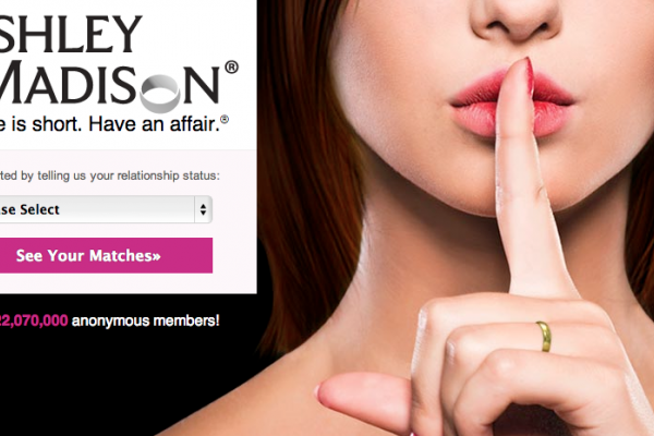 AshleyMadison.com homepage
