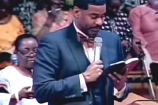The Rev. Dr. Otis Moss III. Screenshot from YouTube video, via Trinity United Church.