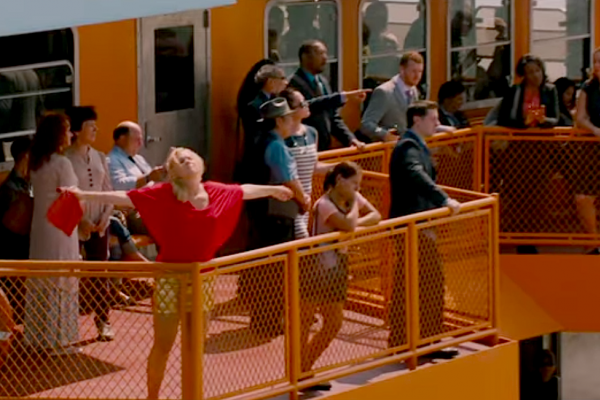 Screenshot, trailer for 'Trainwreck'/YouTube
