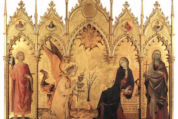 Simone Martini, Annunciation 1333 C.E.