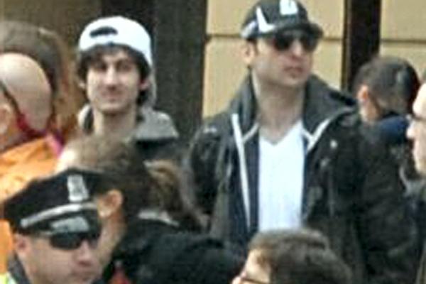 The two bombing suspects, identified as brothers. Photo via FBI.gov