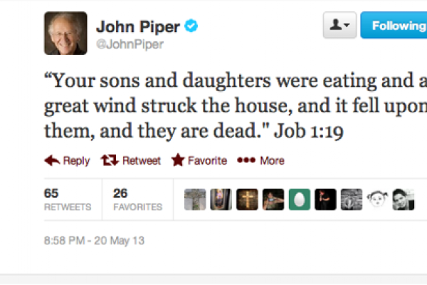John Piper's Tweet