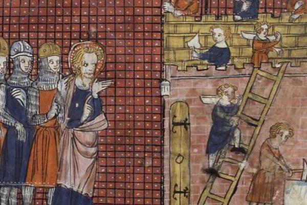 Saint Valentine of Terni and his disciples. Via http://bit.ly/deGE9S