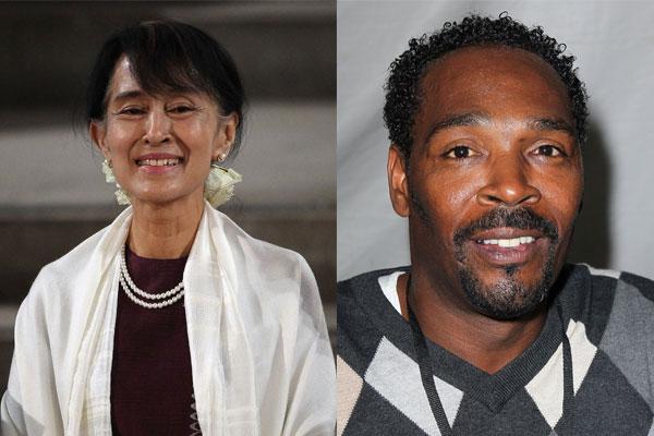 Aung Sun Suu Kyi photo, Dan Kitwood/Getty Images; Rodney King photo David Living