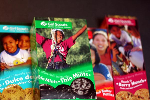 Girl Scout cookies. Image via Wylio http://bit.ly/zwXfFU