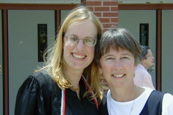 Katie and Kay, photo courtesy Kay and Gordon Stewart