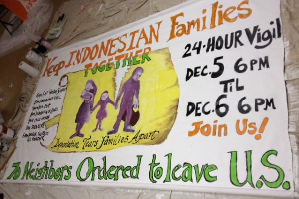 Keep Indonesian Families Together, photo via Reformed Church of Highland Park