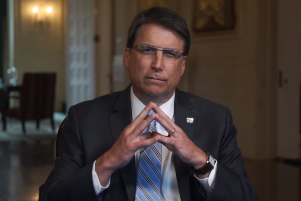 YouTube / Office of Governor Pat McCrory