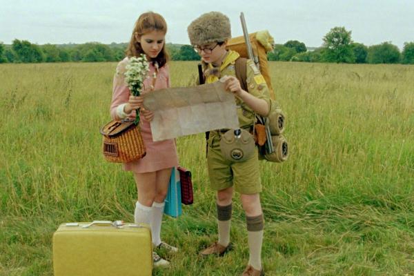  Suzy (Kara Hayward) and Sam (Jared Gilman) in "Moonrise Kingdom."