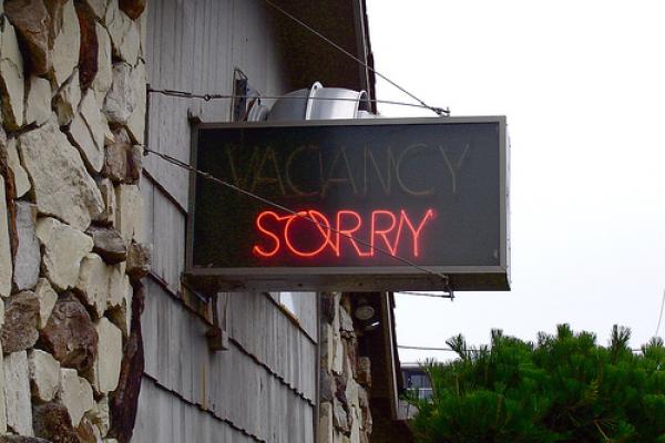 No Room at the Inn. Image via Wylio, http://bit.ly/ADRtVi.