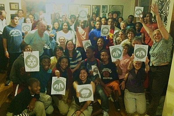 As part of Climate Impacts Day, Christians in D.C. hold circles to connect the d