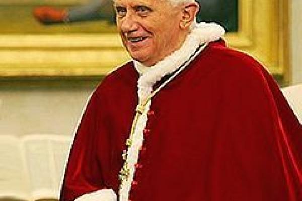 Pope Benedict XVI's profile picture from his Twitter account @PopeBenedictXVI