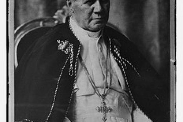 Pope Pius X image via Library of Congress / Flickr