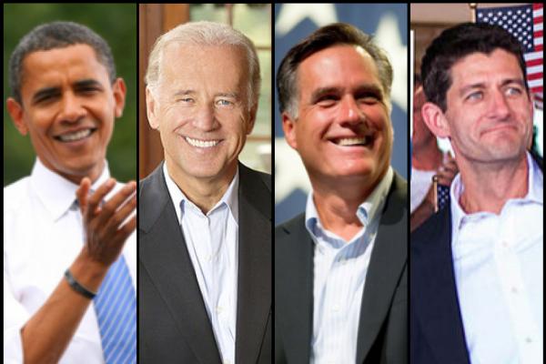 Obama, Biden, Romney, Ryan. 
